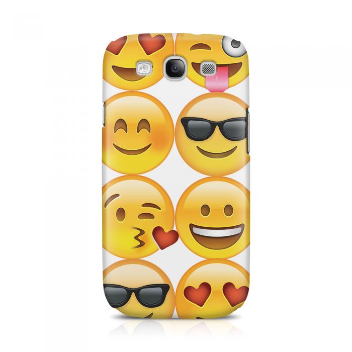 UTGATT5 - Skal till Samsung Galaxy S3 - Emoji - Smileys