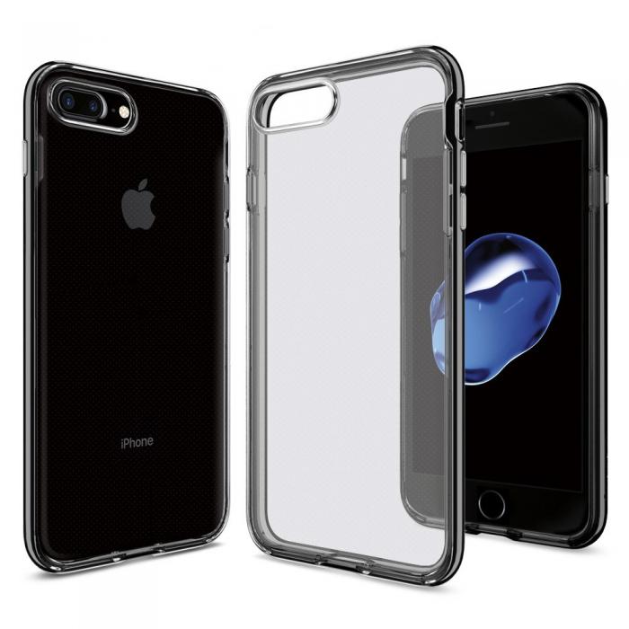 UTGATT5 - SPIGEN Neo Hybrid Crystal Skal till Apple iPhone 7 Plus - Jet Black