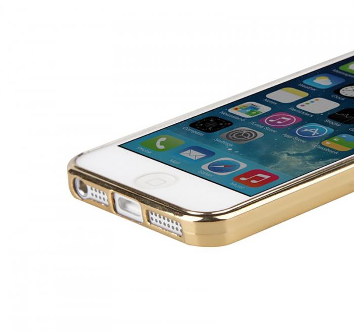 UTGATT5 - Viva Madrid Metalico Flex Case iPhone SE/5/5S - Champagne Gold