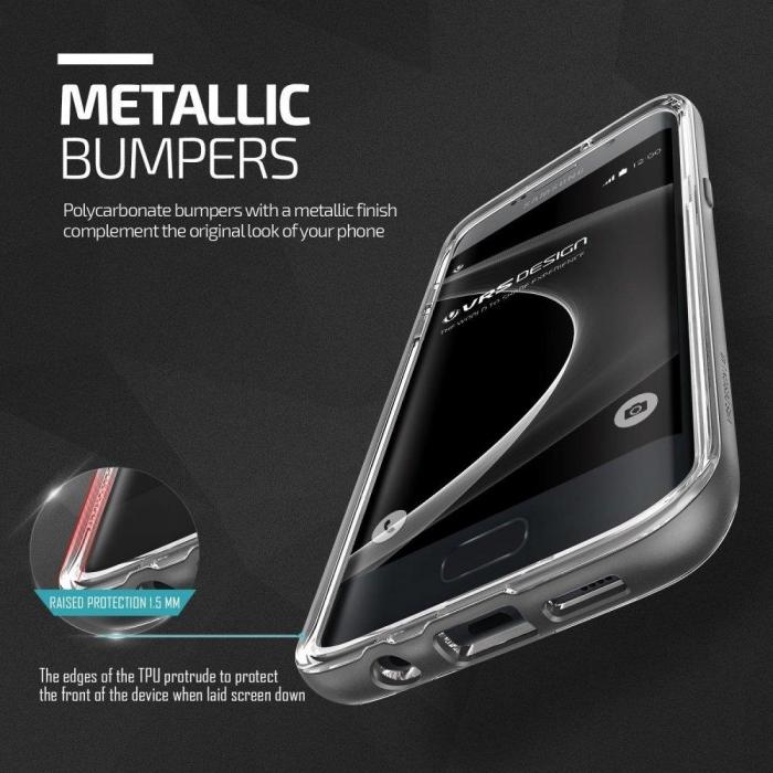 VERUS - Verus Crystal Bumper Skal till Samsung Galaxy S7 Edge - Svart