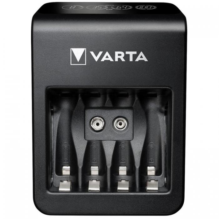 UTGATT1 - Varta LCD Plug Carger + AA/AAA/9V + USB inkl 4xAA