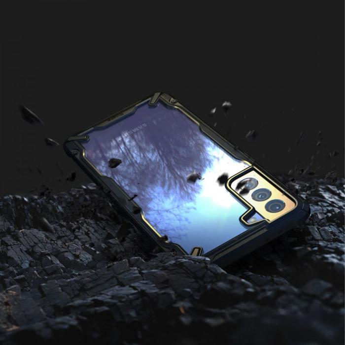 UTGATT1 - RINGKE Fusion X mobilskal Till Galaxy S21+Plus Svart