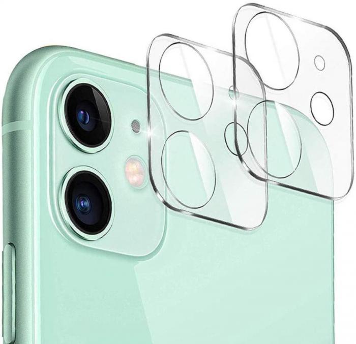A-One Brand - [2-Pack] Kameralinsskydd i Hrdat Glas iPhone 11 - Clear