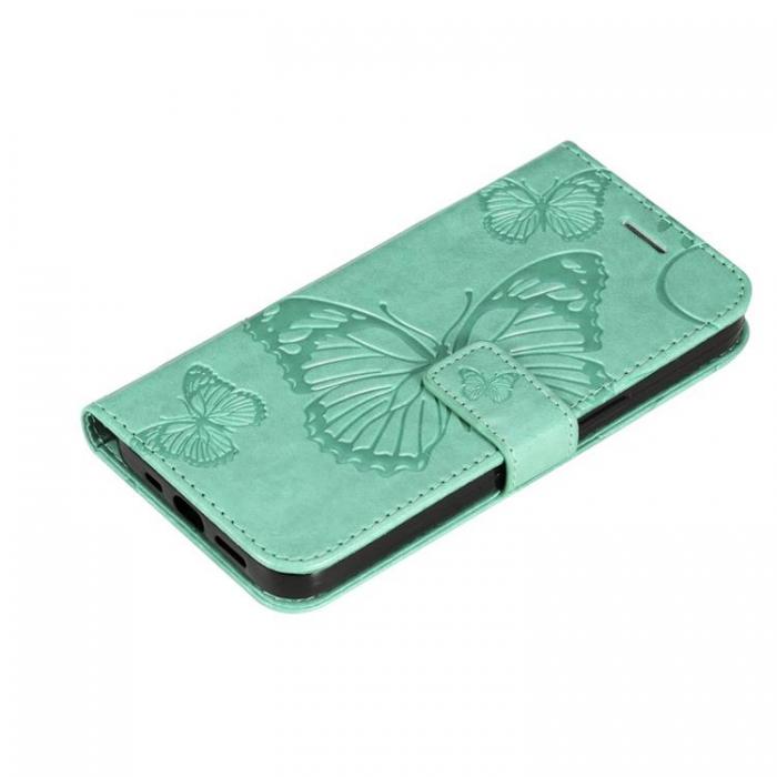 A-One Brand - Butterfly Imprinted Fodral Galaxy S22 Ultra - Grn