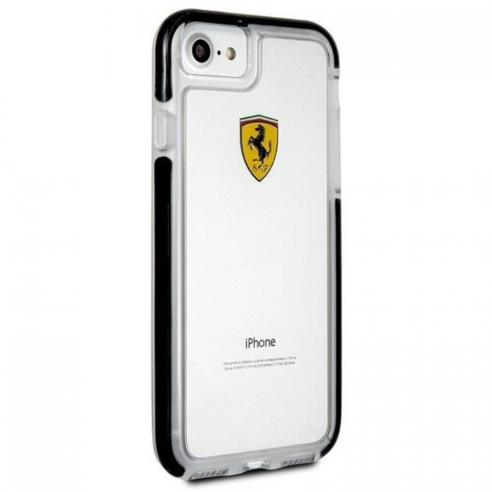 Ferrari - Ferrari iPhone 7/8/SE (2020/2022) Skal Shockproof - Transparent