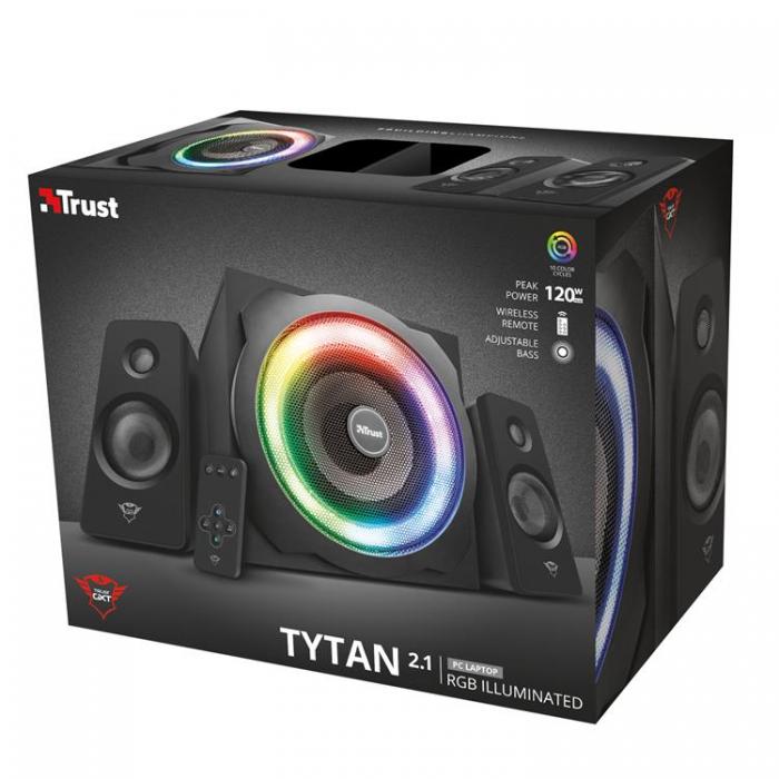 UTGATT1 - TRUST GXT 629 Tytan 2.1 RGB Speakers