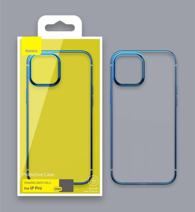 UTGATT1 - Baseus Flexible Gel skal med frame iPhone 12 mini Dark - Grn