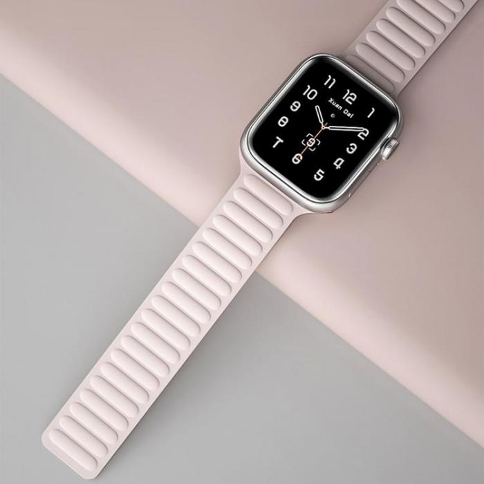 A-One Brand - Apple Watch 2/3/4/5/6/SE (42/44mm) Armband Magnetic Strap - Svart