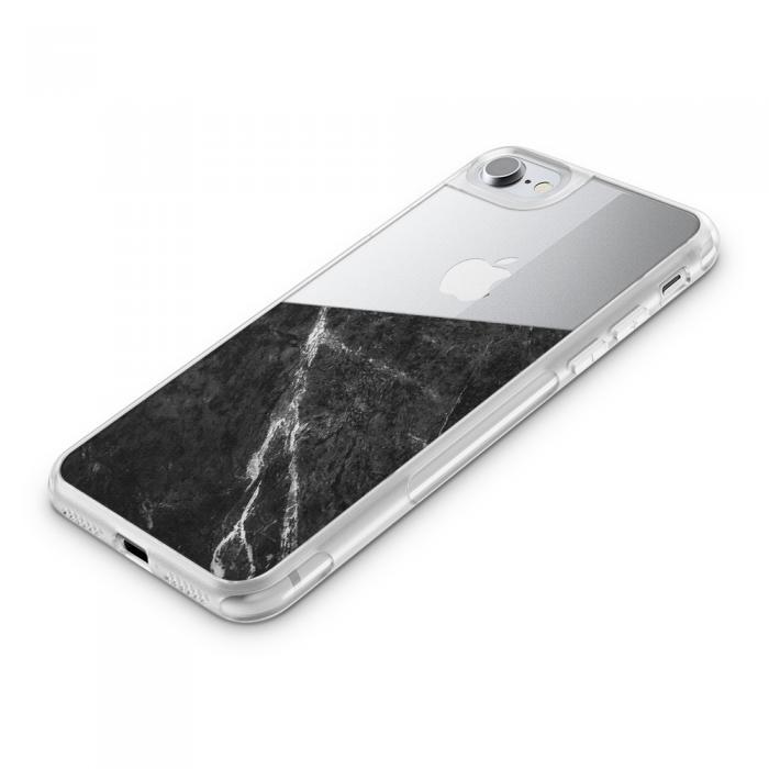 UTGATT5 - Fashion mobilskal till Apple iPhone 7 - Half marble black