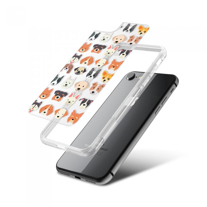 UTGATT5 - Fashion mobilskal till Apple iPhone 8 - Dogs