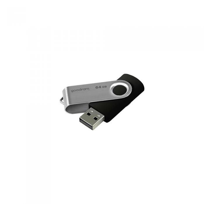 Goodram - Goodram 64GB USB 2.0 Twister USB-minne Svart