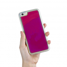 A-One Brand - Liquid Neon Sand skal till iPhone 6/6s - Violet