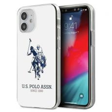 U.S. Polo Assn. - U.S. Polo Assn. Shiny iPhone 12 mini Skal Stor Loga Vit