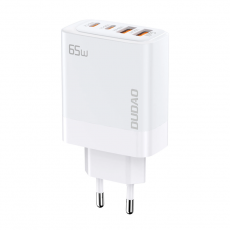 Dudao - Dudao Väggladdare A65EU GaN 2xUSB-A/2xUSB-C PD 65W - Vit