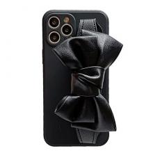 A-One Brand - Bowknot Läderrem TPU Skal iPhone 7/8/SE (2020/2022) - Svart