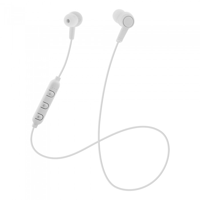 UTGATT4 - STREETZ In-ear Bluetooth headset, mediekontroller - vit