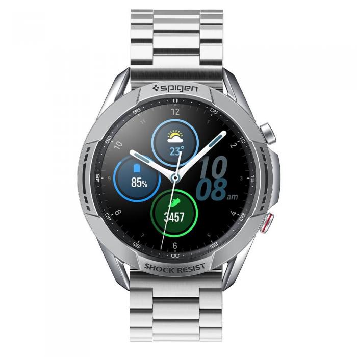 UTGATT4 - Spigen - Chrono Shield Galaxy Watch 3 45mm - Silver