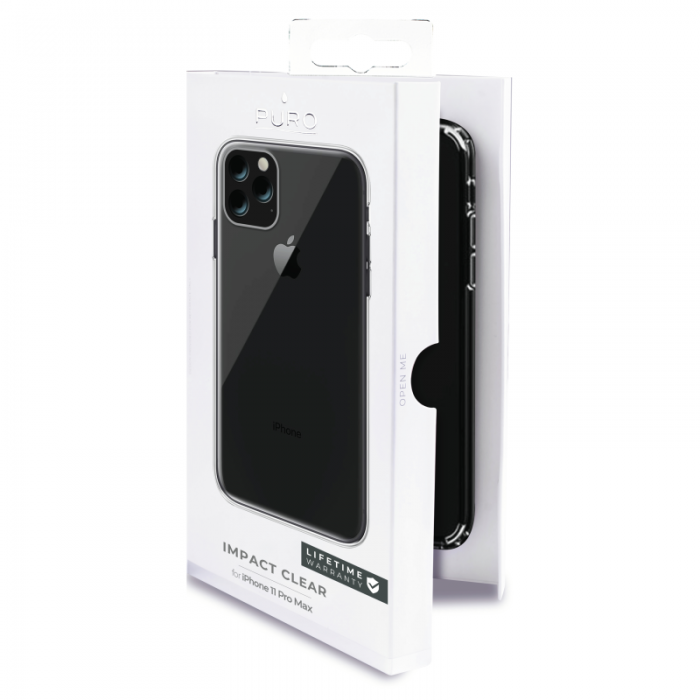 UTGATT1 - Puro - Impact Clear Mobilskal iPhone 11 Pro Max - Transparent