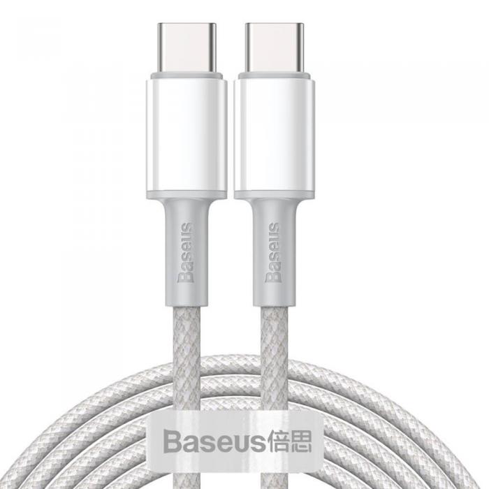 UTGATT4 - Baseus USB-C - USB-C Kabel 100 W 5 A 2 m Vit