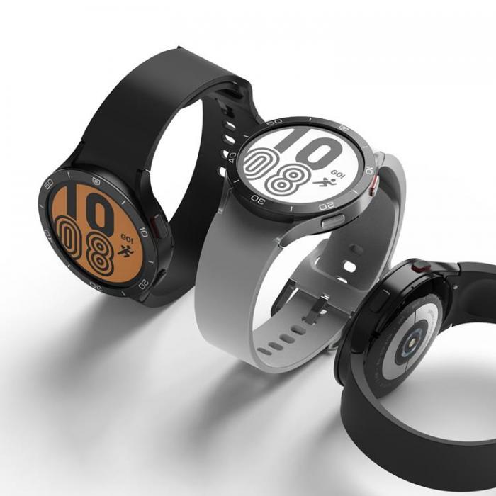 UTGATT5 - Ringke Galaxy Watch 5/4 (44mm) Skal Bezel Styling - Silver