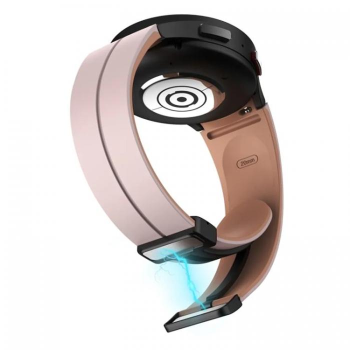 Taltech - Galaxy Watch 6/6 Classic (44/40/47/43mm) Armband - Rosa/Rose Whisper