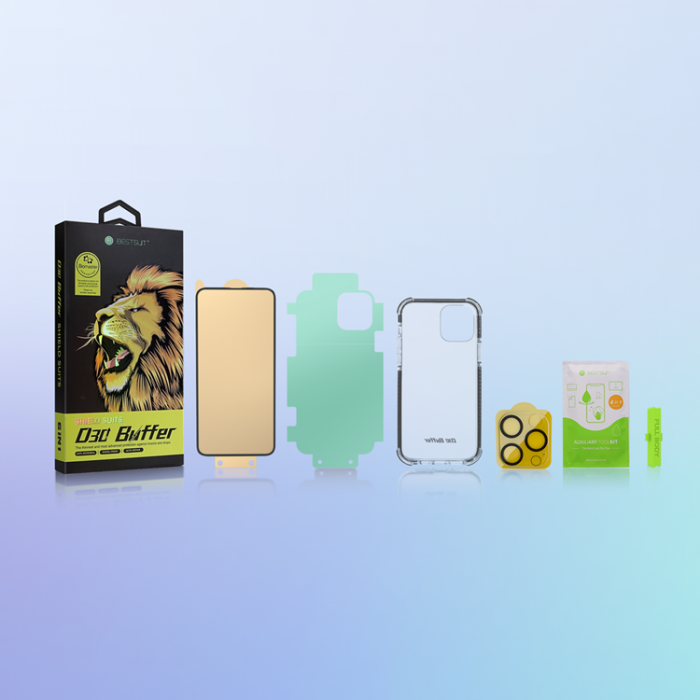 Bestsuit - Bestsuit 6-Pack Skal+Hrdat Glas+Linskydd+Baksida skrmskydd iPhone 13 Mini