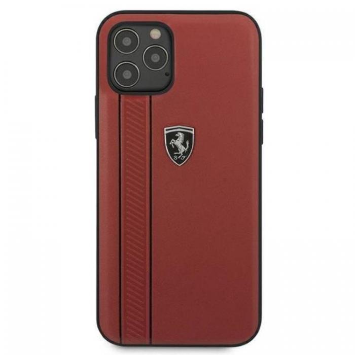 UTGATT5 - Ferrari iPhone 12/12 Pro Skal Off Track Stripes - Rd