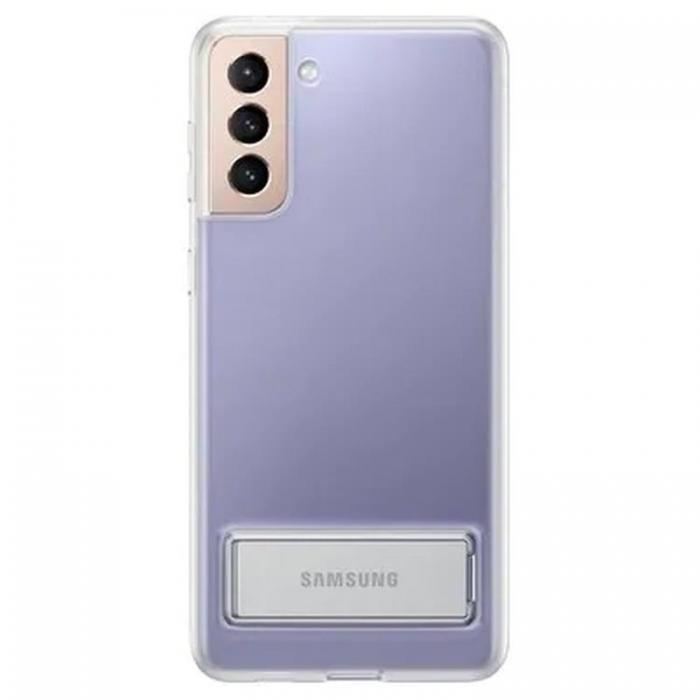 UTGATT5 - Samsung Galaxy S21 Skal med Stativ - Transparent