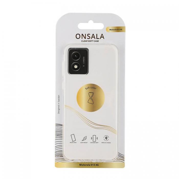 Onsala - Onsala Motorola Moto E13 4G Mobilskal TPU - Transparent