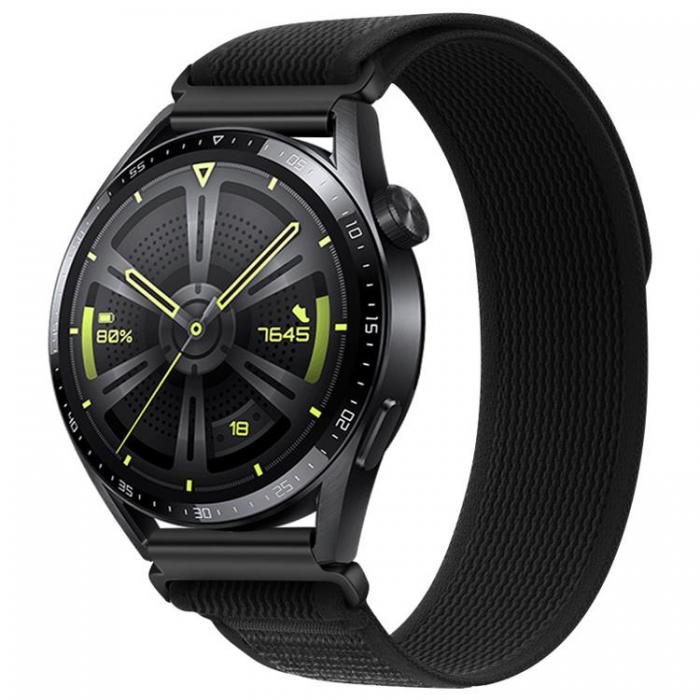 Binghong - Galaxy Watch 6 Classic (47mm) Armband Trail Nylon - Svart