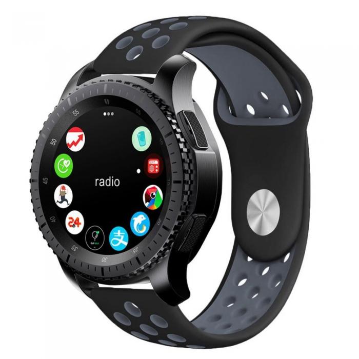 UTGATT5 - Tech-Protect Softband Samsung Galaxy Watch 42Mm Svart / Gr