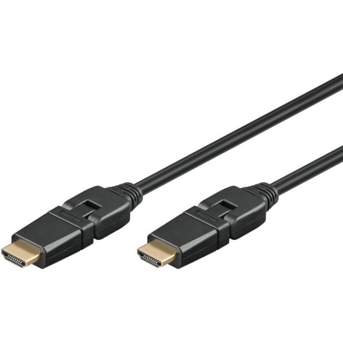 UTGATT5 - Qnect High Speed HDMI Kabel med Ethernet 1 m