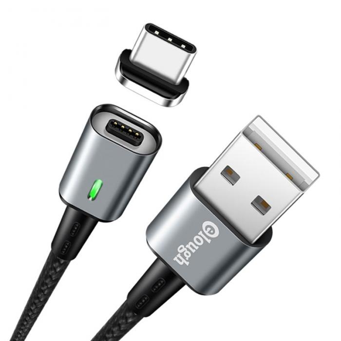 UTGATT5 - Elough E05 USB-C Magnetisk kabel 100Cm/3A Svart