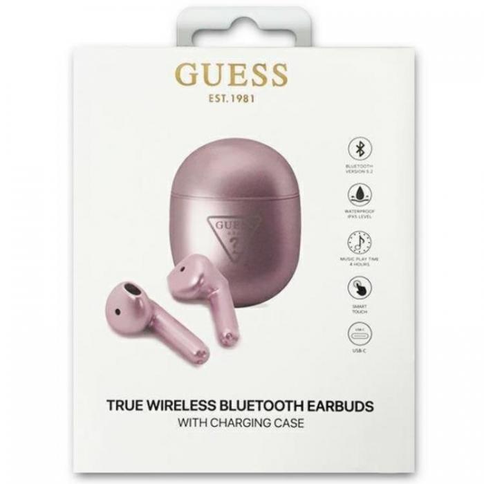 Guess - GUESS TWS Bluetooth Hrlurar Triangle Logo Docking Station - Lila