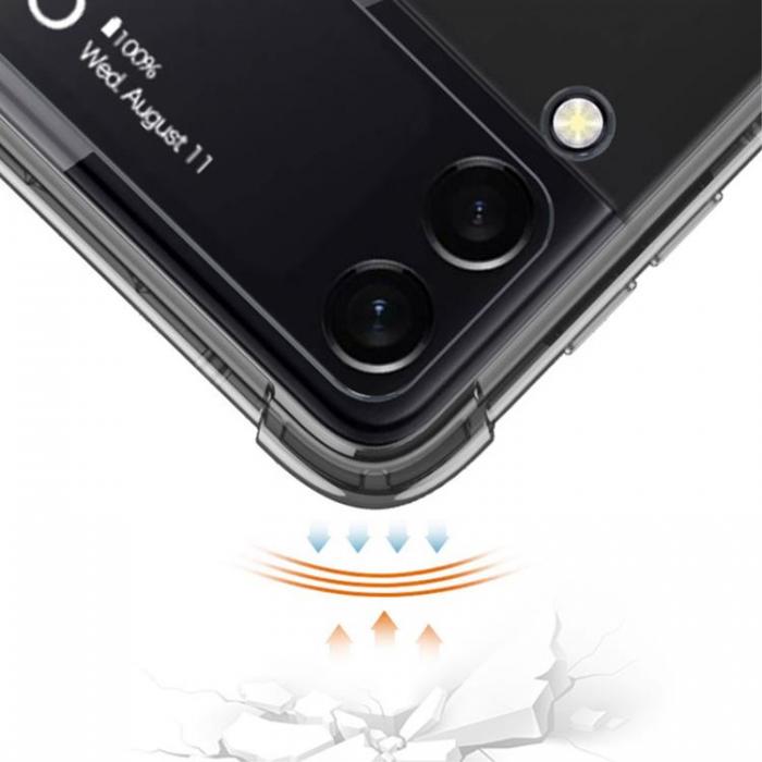 UTGATT1 - GKK Galaxy Z Flip 4 Skal Ringhllare med Stylus Penna - Bl