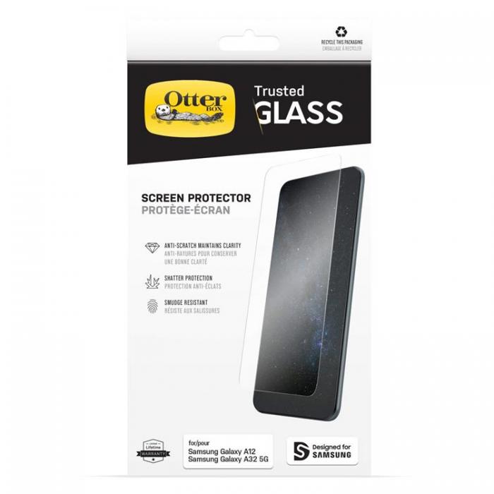 UTGATT5 - Otterbox Hrdat Glas Galaxy A12/A32 5G - Transparent