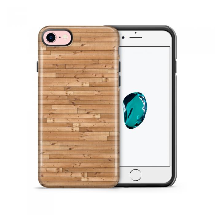 UTGATT5 - Tough mobilskal till Apple iPhone 7/8 - Wood floor