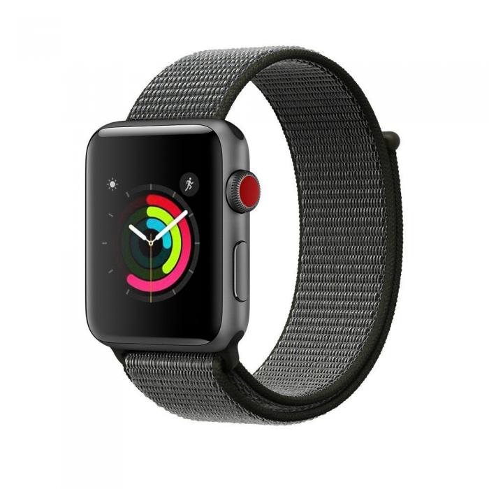 UTGATT5 - Tech-Protect Nylon Apple Watch 1/2/3/4/5 (42 / 44Mm) Mrk Oliv