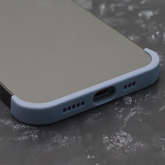 OEM - iPhone 12 Mini Sttdmpande TPU Skal med Kameraskydd Bl