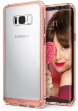 Rearth - Ringke Fusion Shock Absorption Skal till Samsung Galaxy S8 Plus - Rose Gold