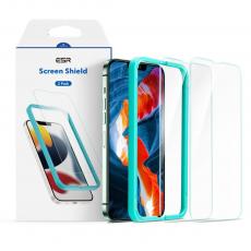 ESR - ESR 2-Pack Screen Shield Härdat Glas Skärmskydd iPhone 13 / 13 Pro - Clear