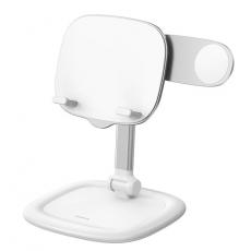 BASEUS - BASEUS Adjustable Tablettställ Seashell - Vit