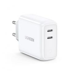 Ugreen - Ugreen Fast Väggladdare 2x USB Type-C 36 W - Vit