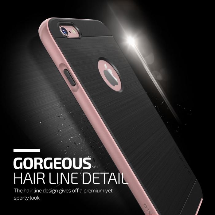UTGATT5 - Verus High Pro Shield Skal till Apple iPhone 6 / 6S - Rose Gold