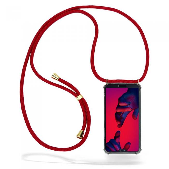 Boom of Sweden - Boom Huawei P20 Pro skal med mobilhalsband - Maroon Cord