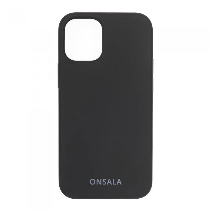 UTGATT1 - Onsala Mobilskal Silikon Black iPhone 12 Mini