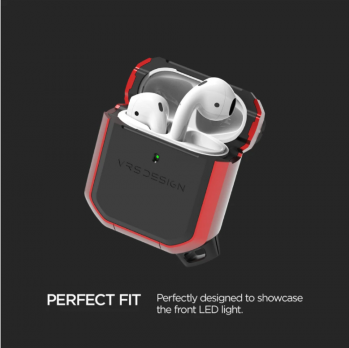 UTGATT4 - VRS DESIGN | Active Skal Apple Airpods - Metal Red