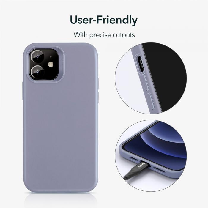 UTGATT5 - ESR Cloud mobilskal iPhone 12 Mini - Clover Purple