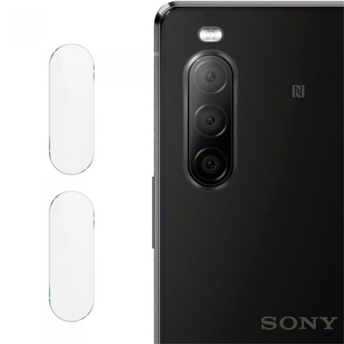 OEM - IMAK 2PCS HD Hrdat glas Kameralinsskydd Sony Xperia 10 II