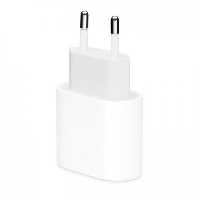 Apple - Apple Vggladdare 20W 3A 1 X USB-C - Vit